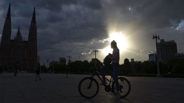la semana termina con un viernes inestable y con amenaza de lluvias en la plata