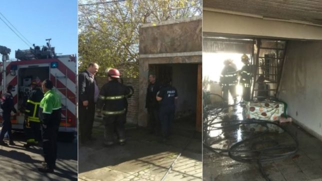 dramatico incendio en berisso: bomberos rescataron a dos personas y una esta critica