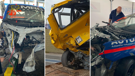 Un fuerte accidente en el Autódromo dejó a un piloto inconsciente y hospitalizado Un fuerte accidente en el Autódromo dejó a un piloto inconsciente y hospitalizado