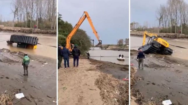 video: asi sacaron del agua la nueva maquina anfibia que se hundio en ensenada