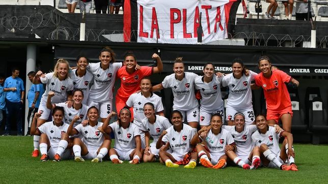 con la escuela de estudiantes, newells se metio en la final de la copa federal de futbol femenino