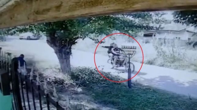 video: robos, tiros y tension en medio de un raid motochorro en la zona norte de la plata