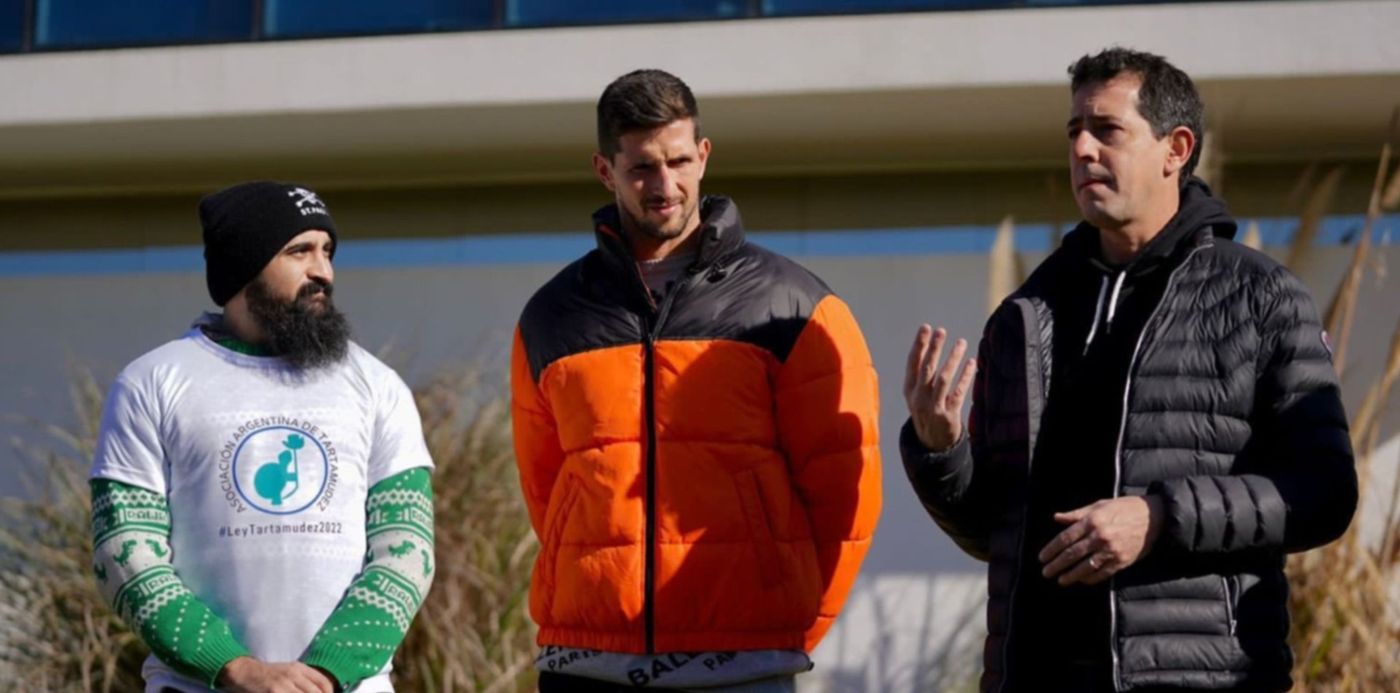 Wado de Pedro y Rodrigo Rey en Estancia Chica