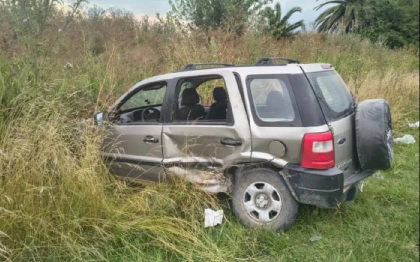 El otro veh&iacute;culo involucrado en el choque en Ruta 36