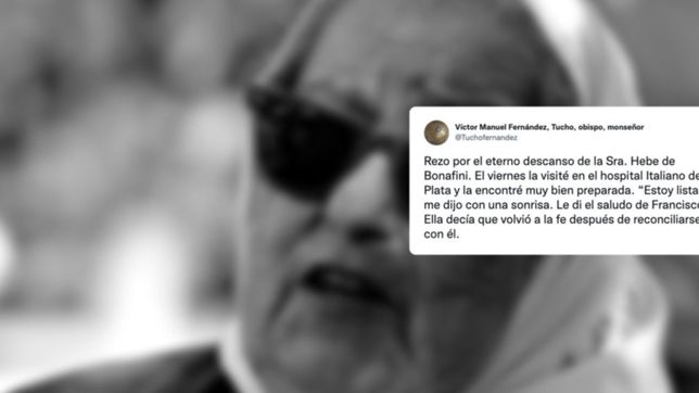 estoy lista, las ultimas palabras de hebe al arzobispo tucho fernandez