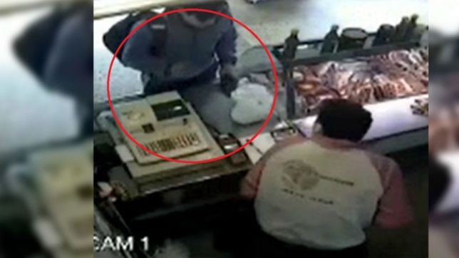 video: el momento exacto en el que el carnicero de la plata es baleado