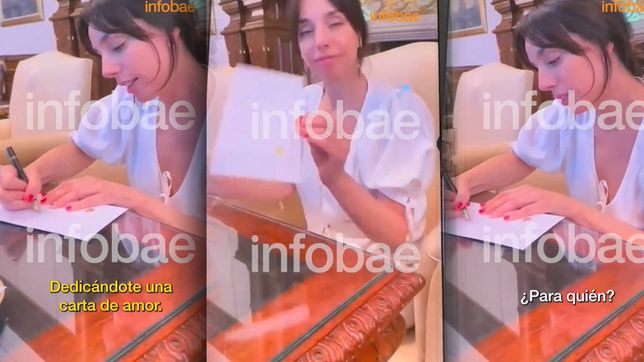 se filtro un nuevo video de alberto fernandez y tamara pettinato en el despacho presidencial