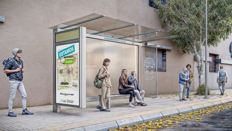 Vidriadas, de aluminio y con pantallas para avisos: así lucirán las nuevas paradas de micros en La Plata