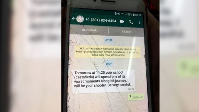 amenazaron a una escuela platense con provocar una masacre: yo sere tu tirador