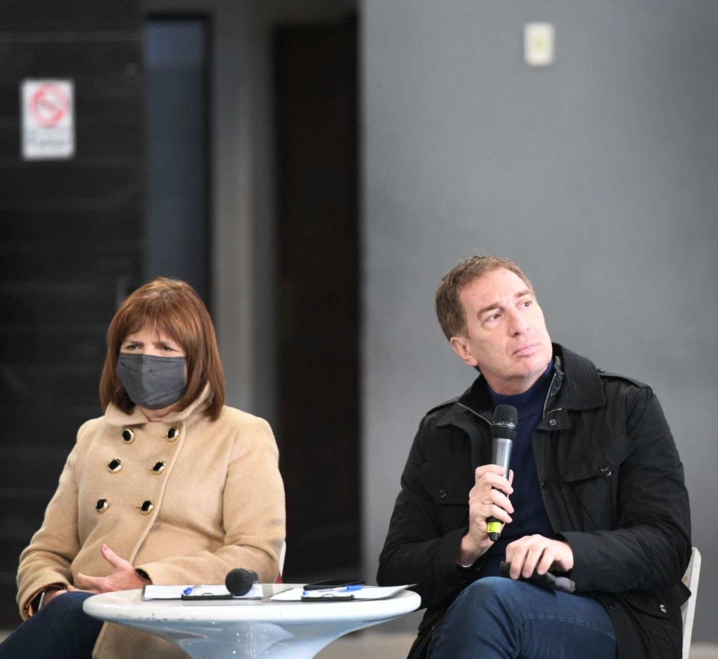 Encuentro de vecinos con Santilli Bullrich y Garro Milman - Patricia Bullrich Diego Santilli