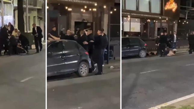 video: brutal golpiza a dos jovenes en una zona de boliches en la plata