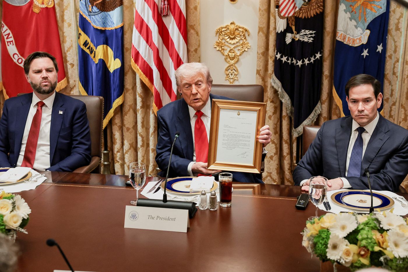 Donald Trump le brindó su apoyo a Javier Milei durante un almuerzo en la Casa Blanca