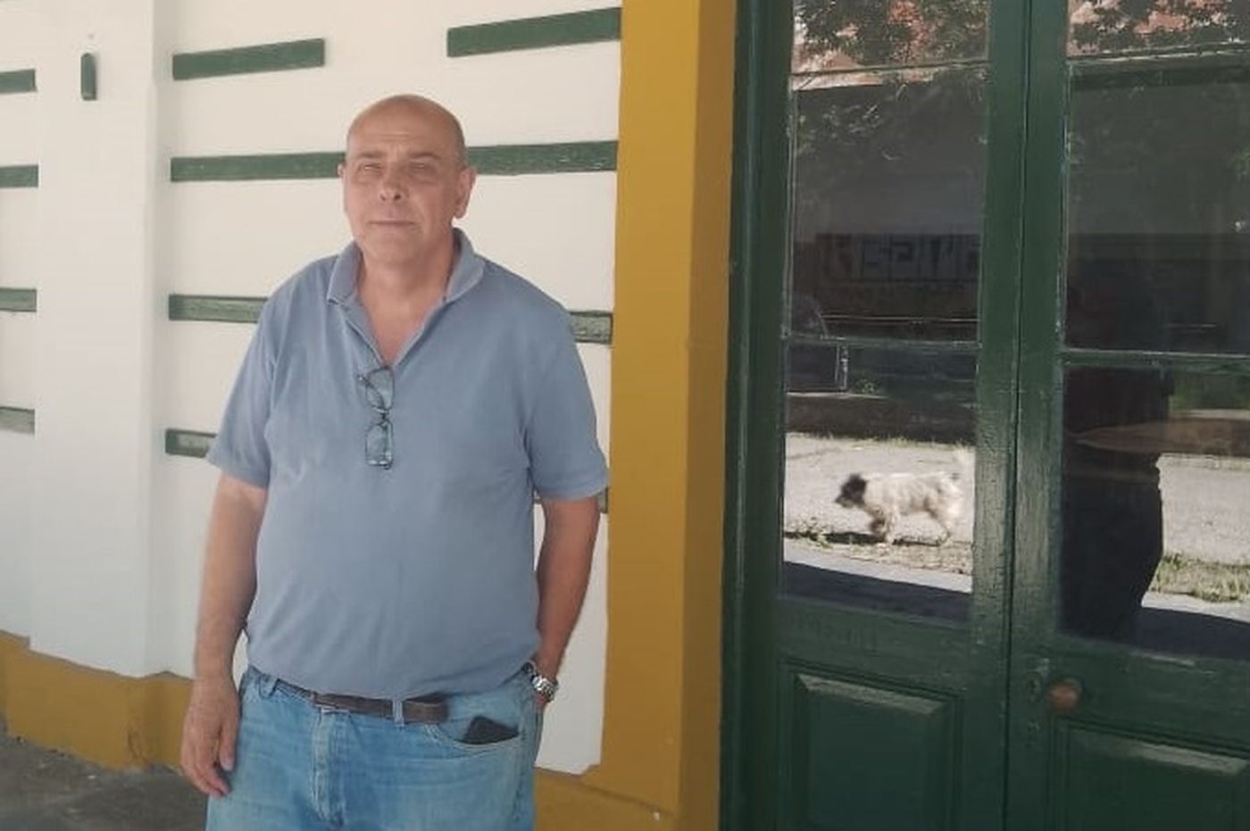 El docente y escritor Marcelo Pernigotti, alma mater de la Estación Bavio.