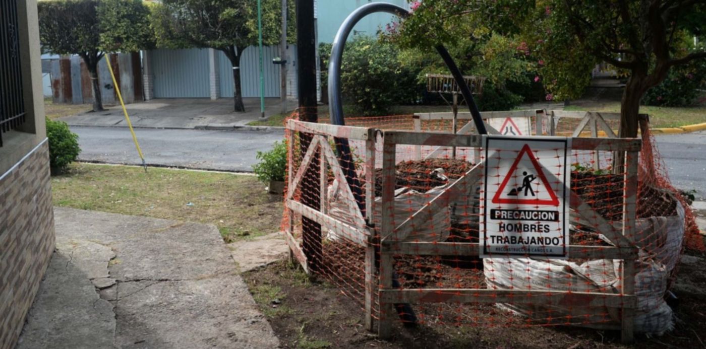 Obras de ABSA trabajos agua