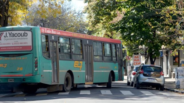apedrearon a un micro en la plata, hirieron a un pasajero y huyeron por un baldio