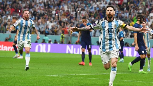 video: el gol de penal de lionel messi que puso el 1 a 0 para argentina