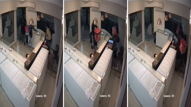 tres falsos repartidores de pedidos ya robaron una heladeria y causaron panico en gonnet