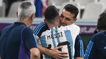 La emoción de Scaloni y su frase sobre Messi: Es el mejor de la historia