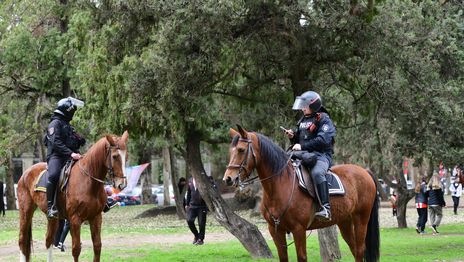 Aprevide dispuso un fuerte operativo de seguridad para el partido entre Estudiantes y Flamengo