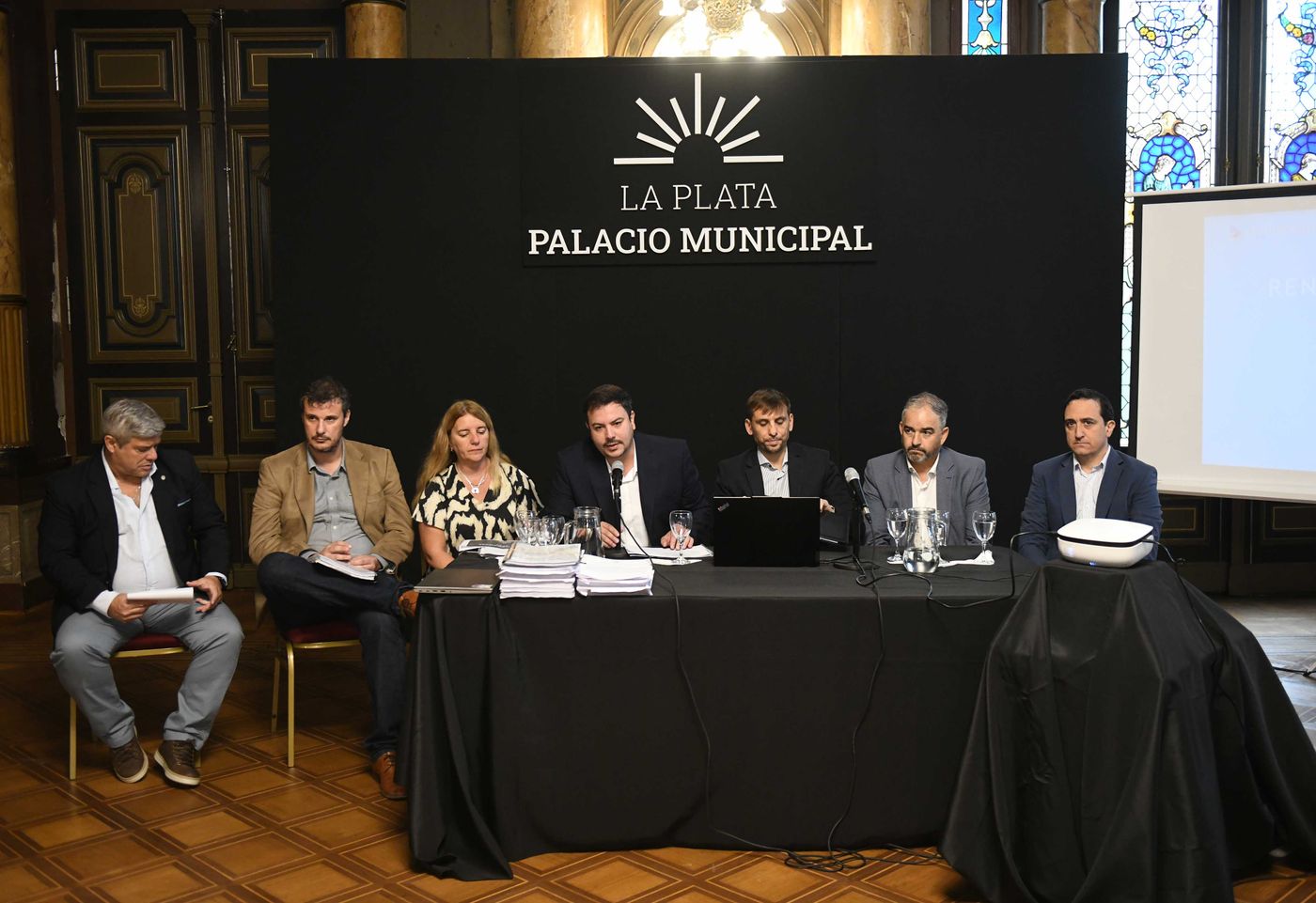 Rendición de Cuentas (13) Fernando Ucar, Carlos Mongan, Marta de los Angeles Magi Pablo Elías, Sebastián Genatti, Marcelo Giampaoli y Matías Remes Lenicov