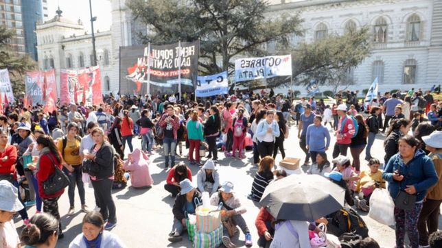 el centro sera un caos: organizaciones sociales se movilizan de 13 y 32 a plaza moreno