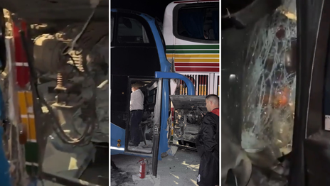 Los videos y el testimonio de los hinchas de Estudiantes tras el choque de micros en Ruta 8 Los videos y el testimonio de los hinchas de Estudiantes tras el choque de micros en Ruta 8
