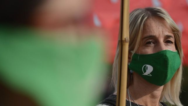 con distancia social y barbijos, la plata volvio a gritar ni una menos