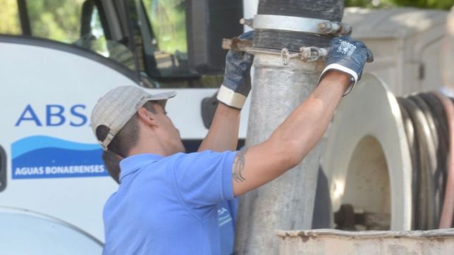 absa informo que faltara agua en la plata y ensenada por nuevas obras