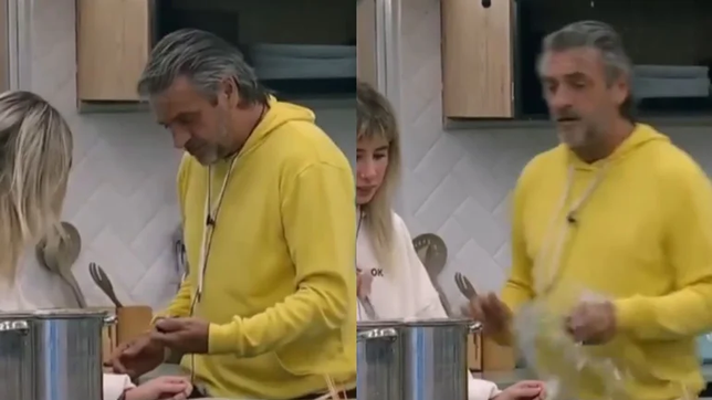 el accidente que sufrio dario en gh: tengo vidrios en la mano