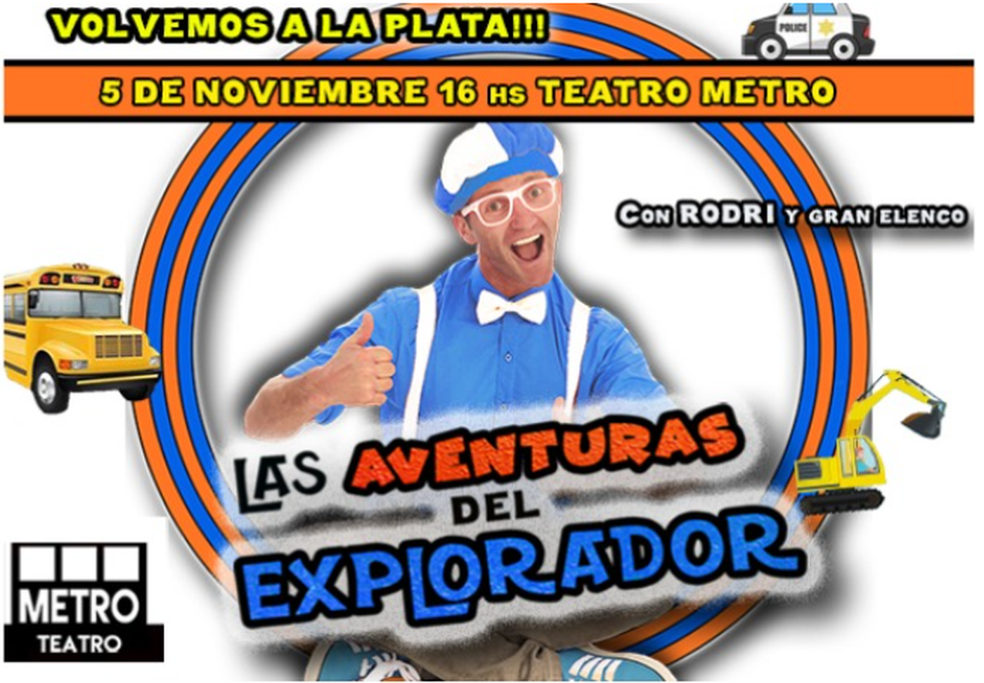 De la mano de Rodrigo Esmella y un importante despliegue escénico, el show promete una alta dosis de comedia para toda la familia.
