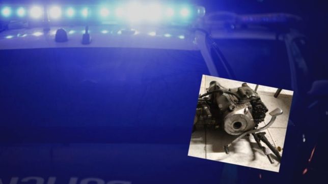 trato de vender por facebook el motor de una moto robada y baleo al policia que lo detuvo