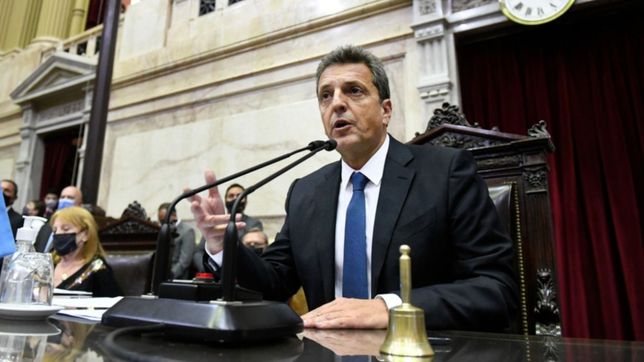 sergio massa fue reelecto por unanimidad como presidente de la camara de diputados