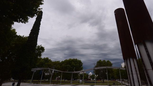 el mes de la primavera arranca en la plata con la amenaza de lluvias y chaparrones