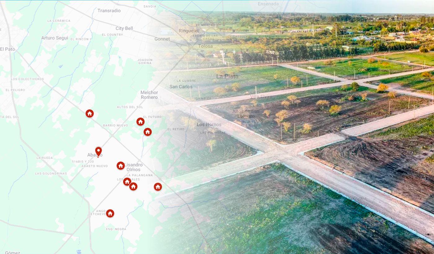 Mapa loteos clausurados