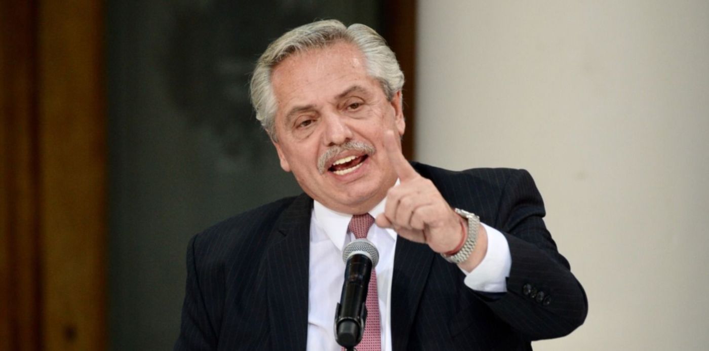 Alberto Fernández en la UNLP