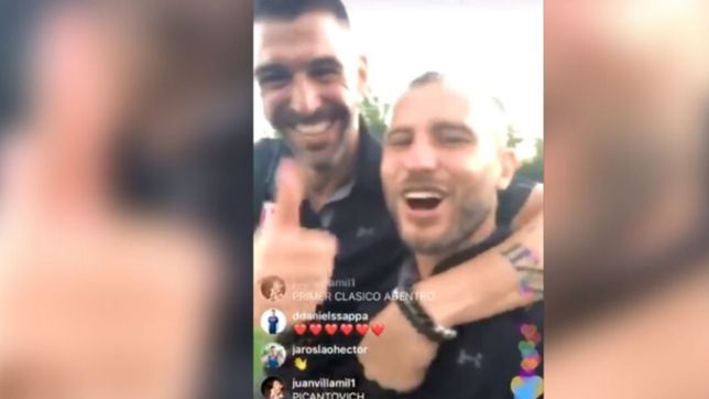 el video selfie de la gata en medio de los festejos con los hinchas en el country