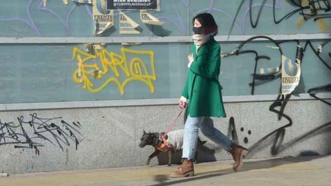 volvio el frio a la plata con apenas 1°c, pero con sol y buen clima