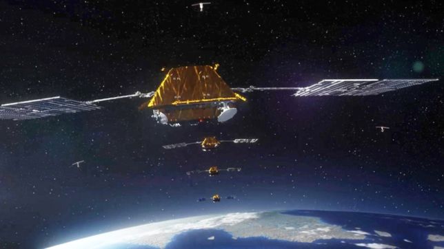 ¿como es el tren de satelites que podra verse el viernes y el sabado en la plata?