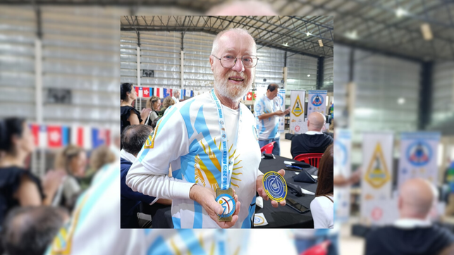 un instructor de la plata se consagro campeon mundial y llevo el tiro con arco local a la cima