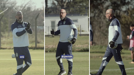 Un intenso Alejandro Orfila buscando el equipo de Gimnasia
