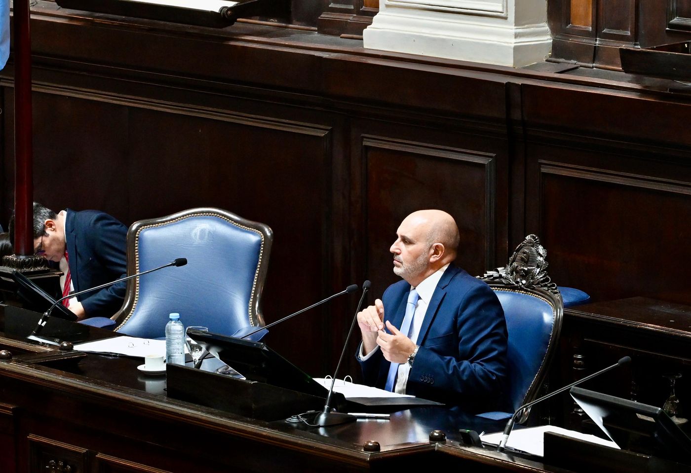 El presidente de la Cámara de Diputados, el massista Alexis Guerrera. El presidente de la Cámara de Diputados, el massista Alexis Guerrera.