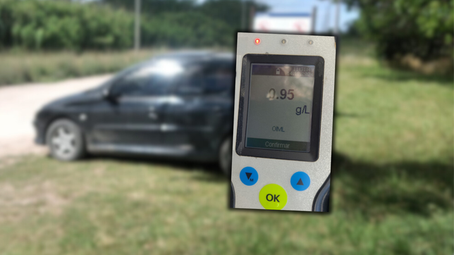 arrancaron los controles de transito en los accesos a las playas y ya detectaron alcoholemias positivas