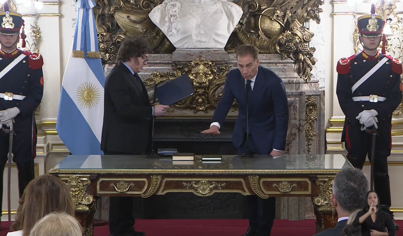 Diego Santilli jura como jefe de Gabinete