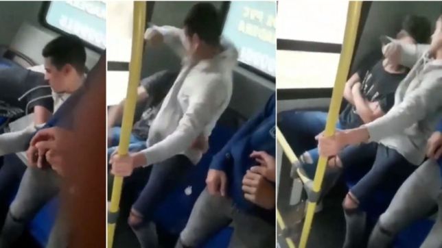 somos los pesados de romero, la frase antes del brutal ataque arriba del micro en la plata