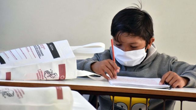 la provincia evalua dejar de usar los barbijos en las escuelas