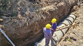 cortan hasta junio una transitada avenida de la plata por obras hidraulicas cortan hasta junio una transitada avenida de la plata por obras hidraulicas