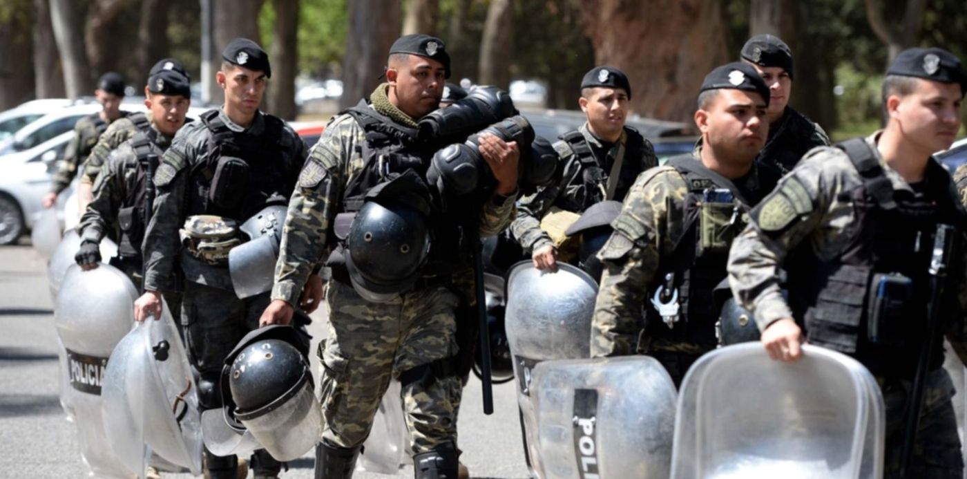 Operativo policial en el Bosque