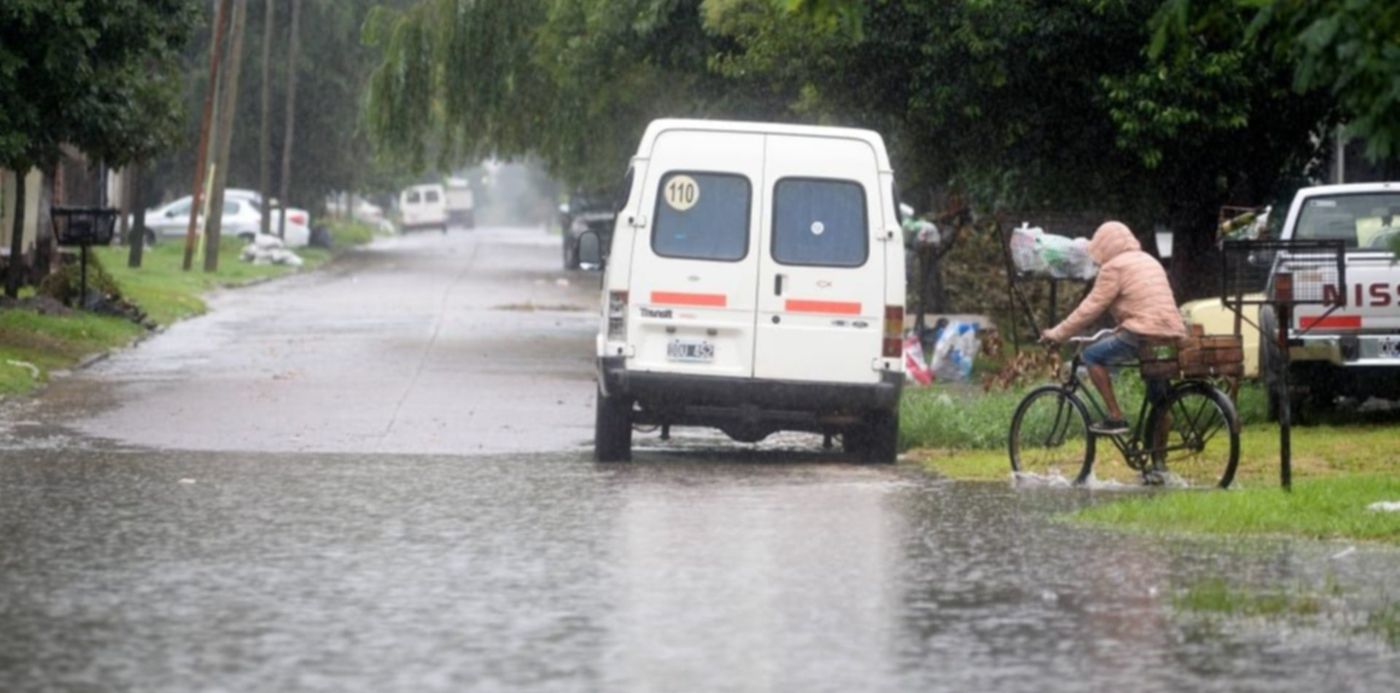Lluvia en La Plata
