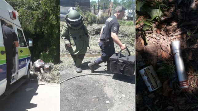 tension en los hornos por el hallazgo de dos misteriosas granadas