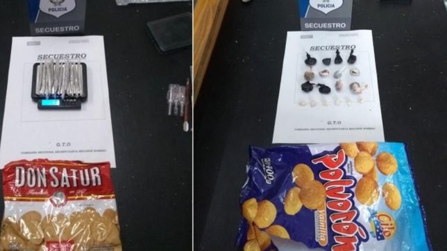 intentaron ingresar marihuana a una carcel de la plata escondida en paquetes de galletitas